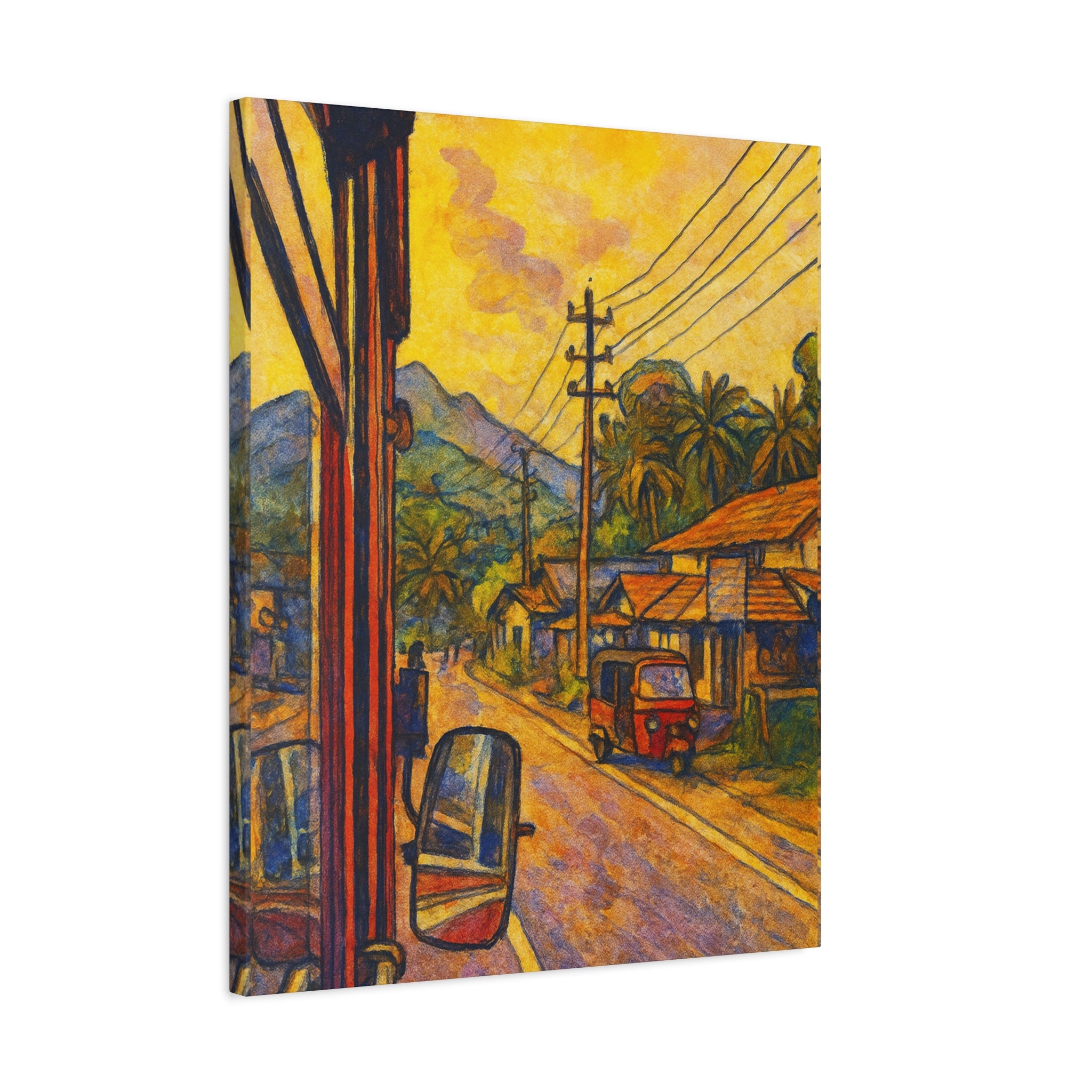 Sri Lanka Road Canvas Art
