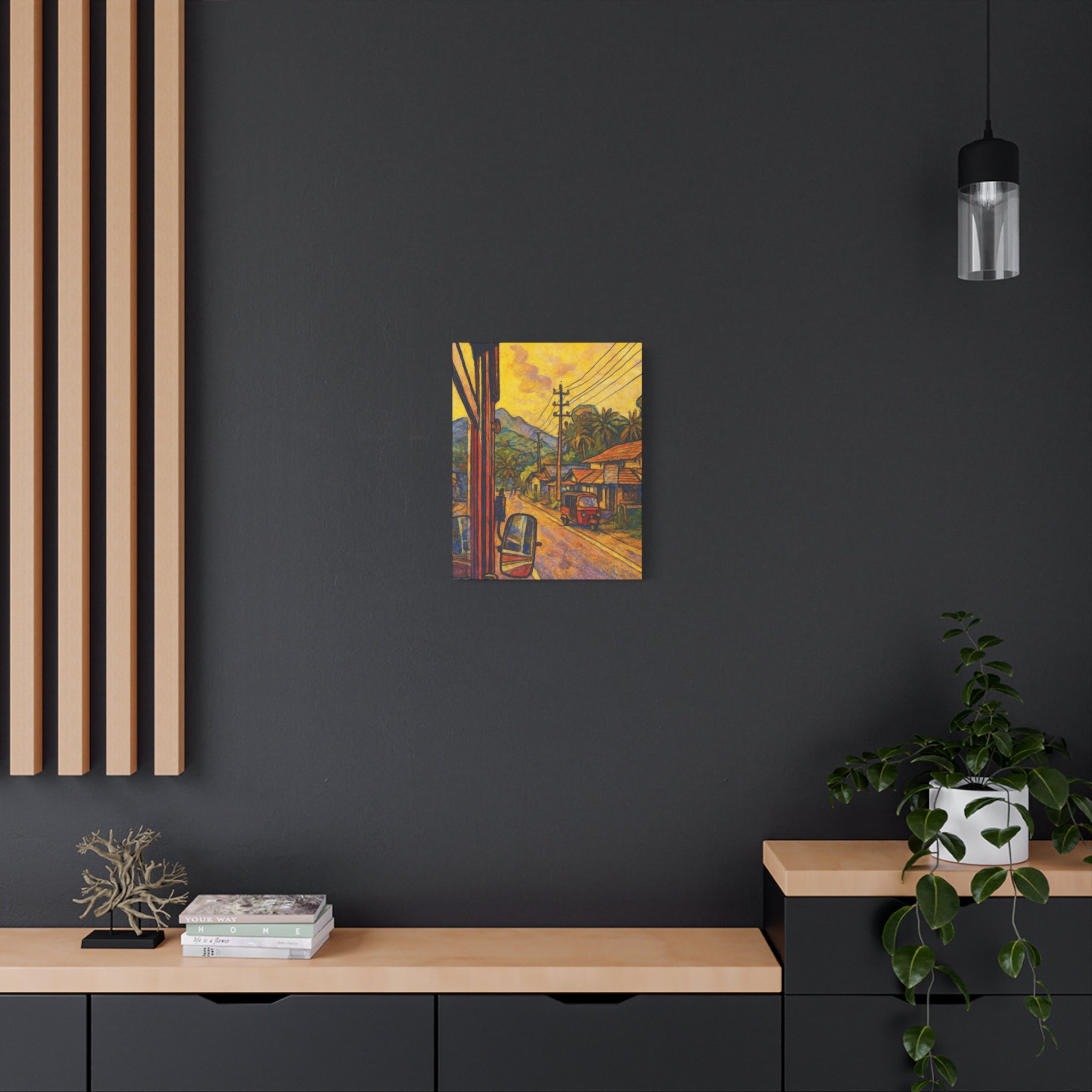 Sri Lanka Road Canvas Art