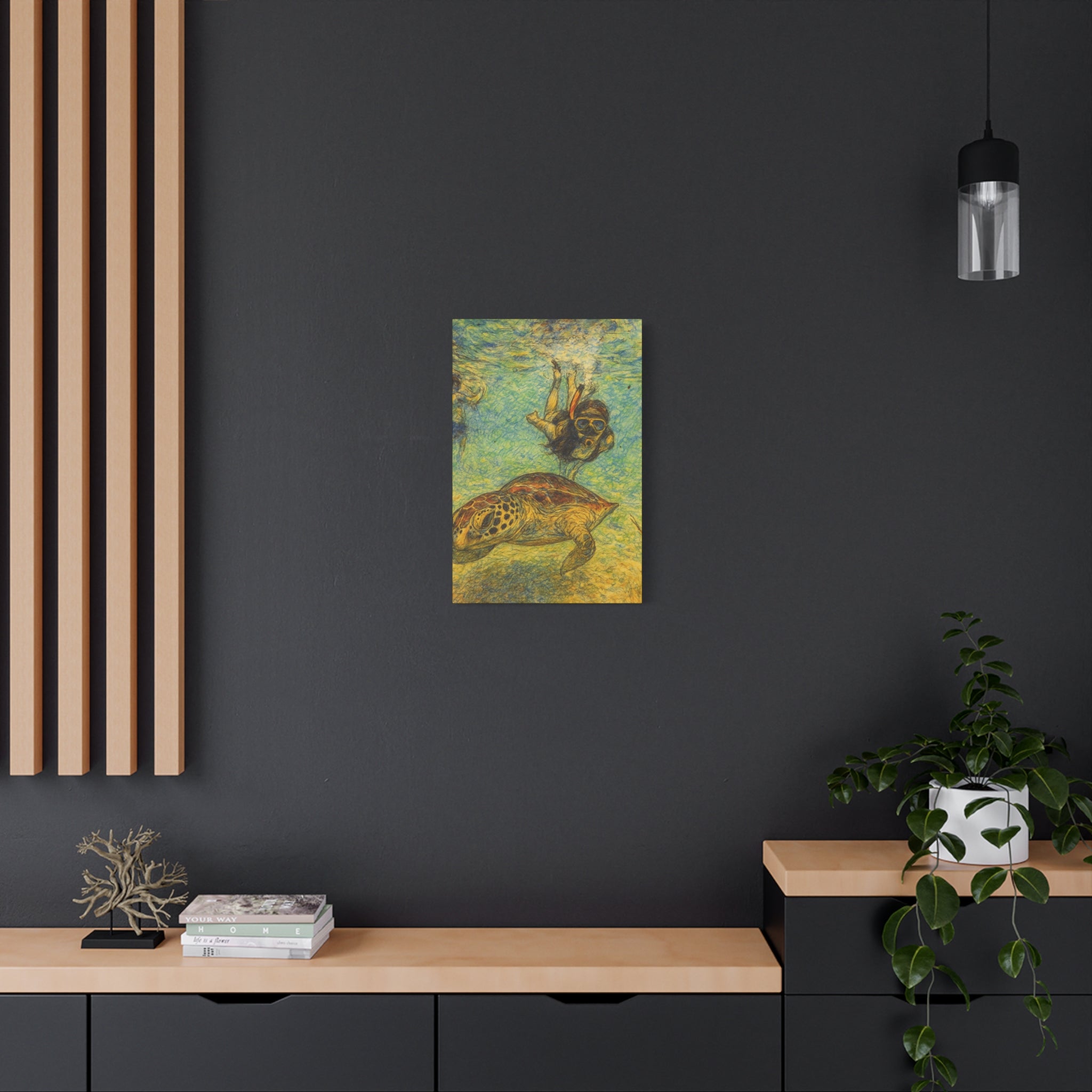 Bali Schildkröte Leinwand