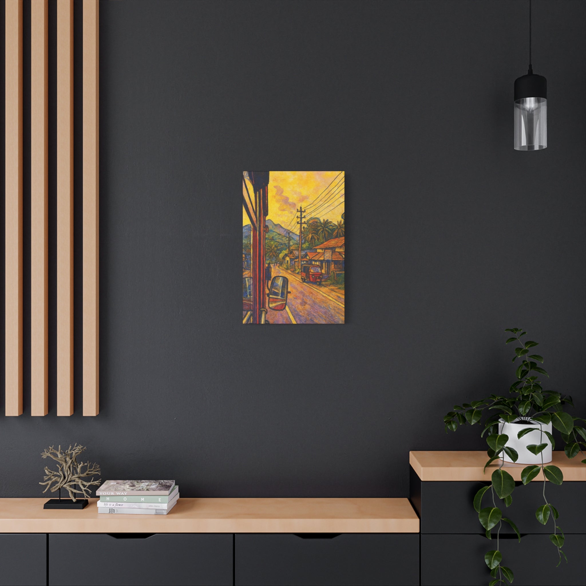 Sri Lanka Road Canvas Art
