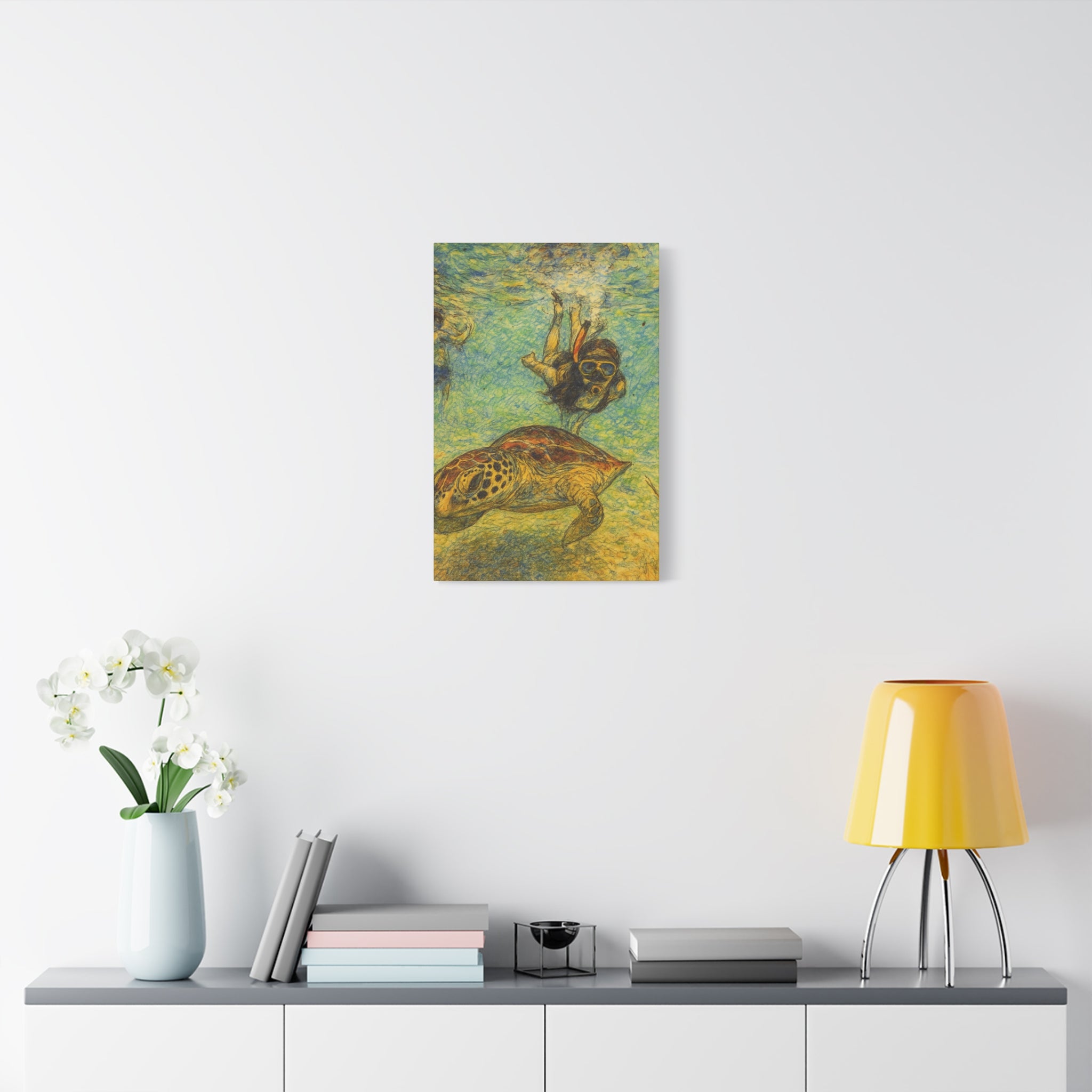 Bali Schildkröte Leinwand