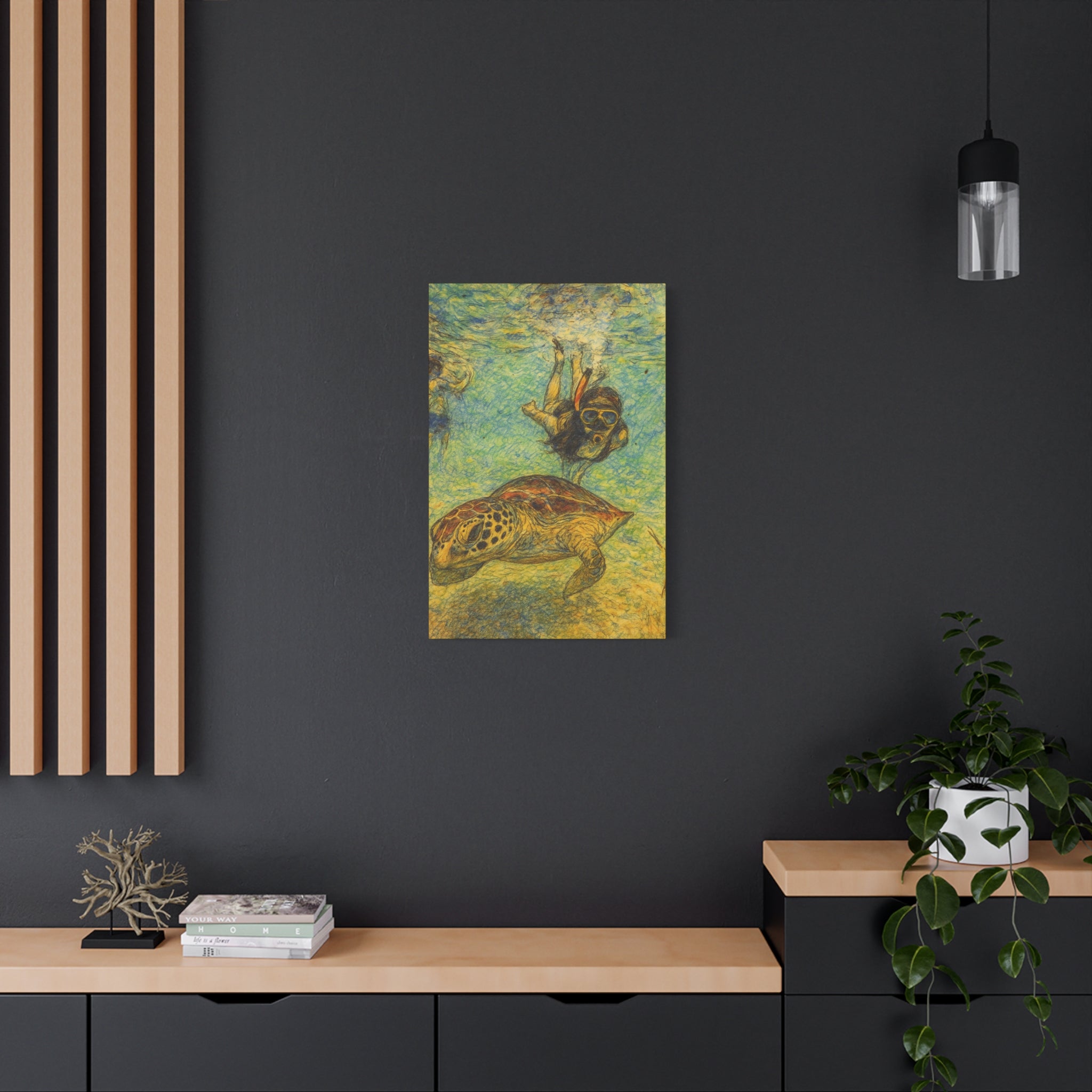 Bali Schildkröte Leinwand