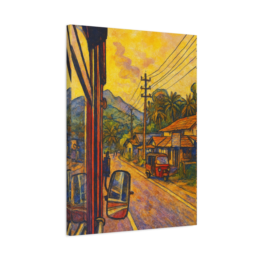 Sri Lanka Road Canvas Art