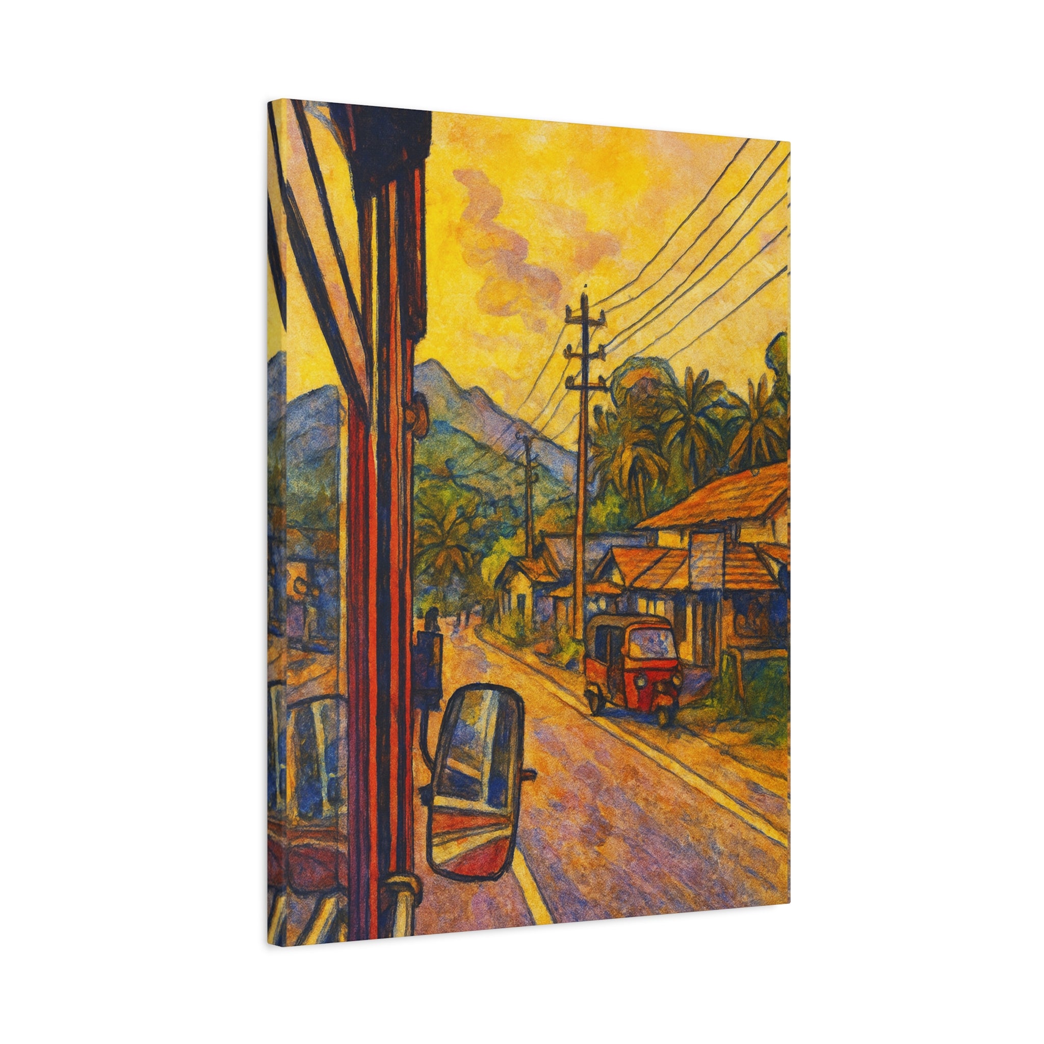 Sri Lanka Road Canvas Art