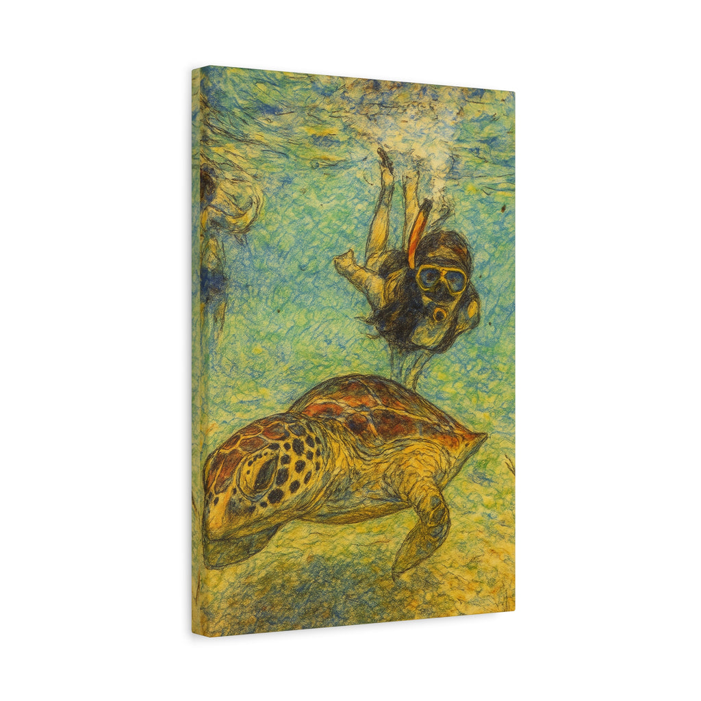Bali Schildkröte Leinwand
