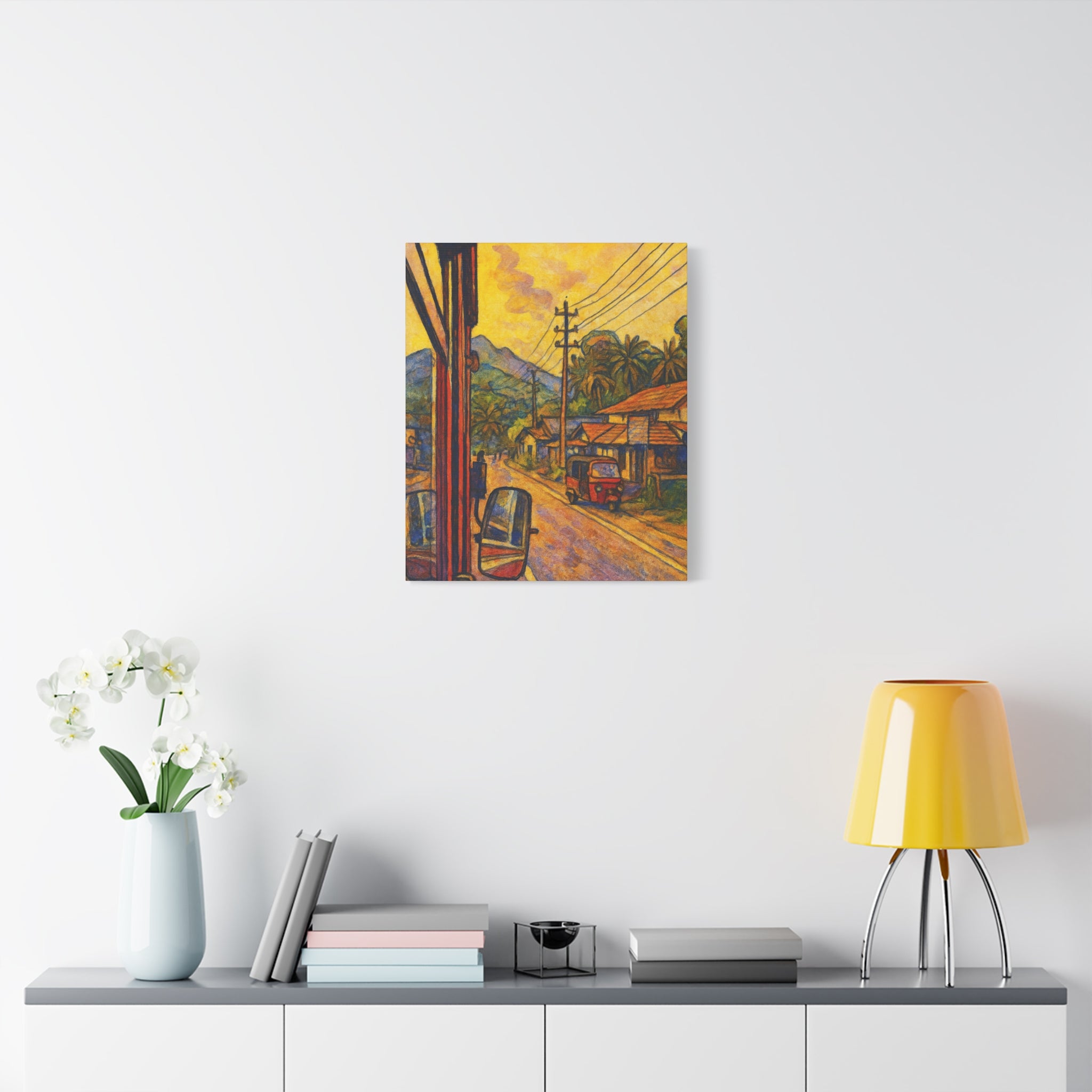 Sri Lanka Road Canvas Art