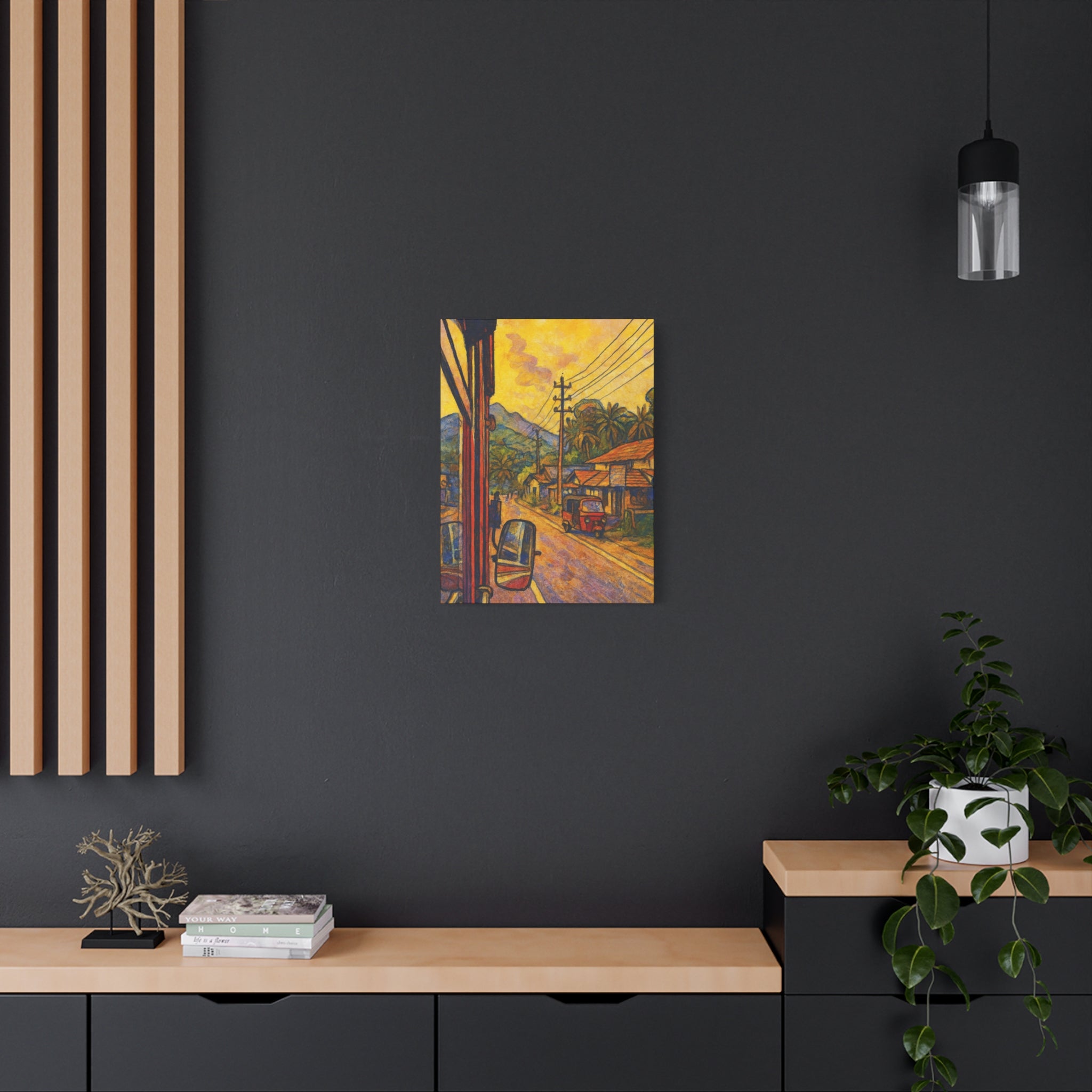 Sri Lanka Road Canvas Art