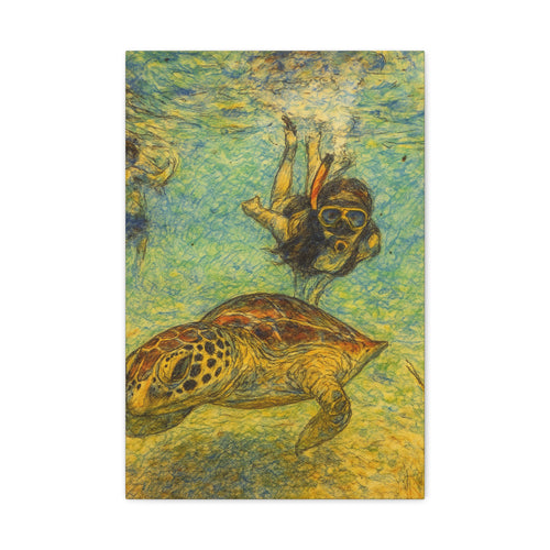 Bali Schildkröte Leinwand