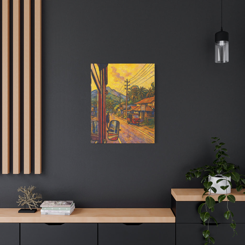 Sri Lanka Road Canvas Art