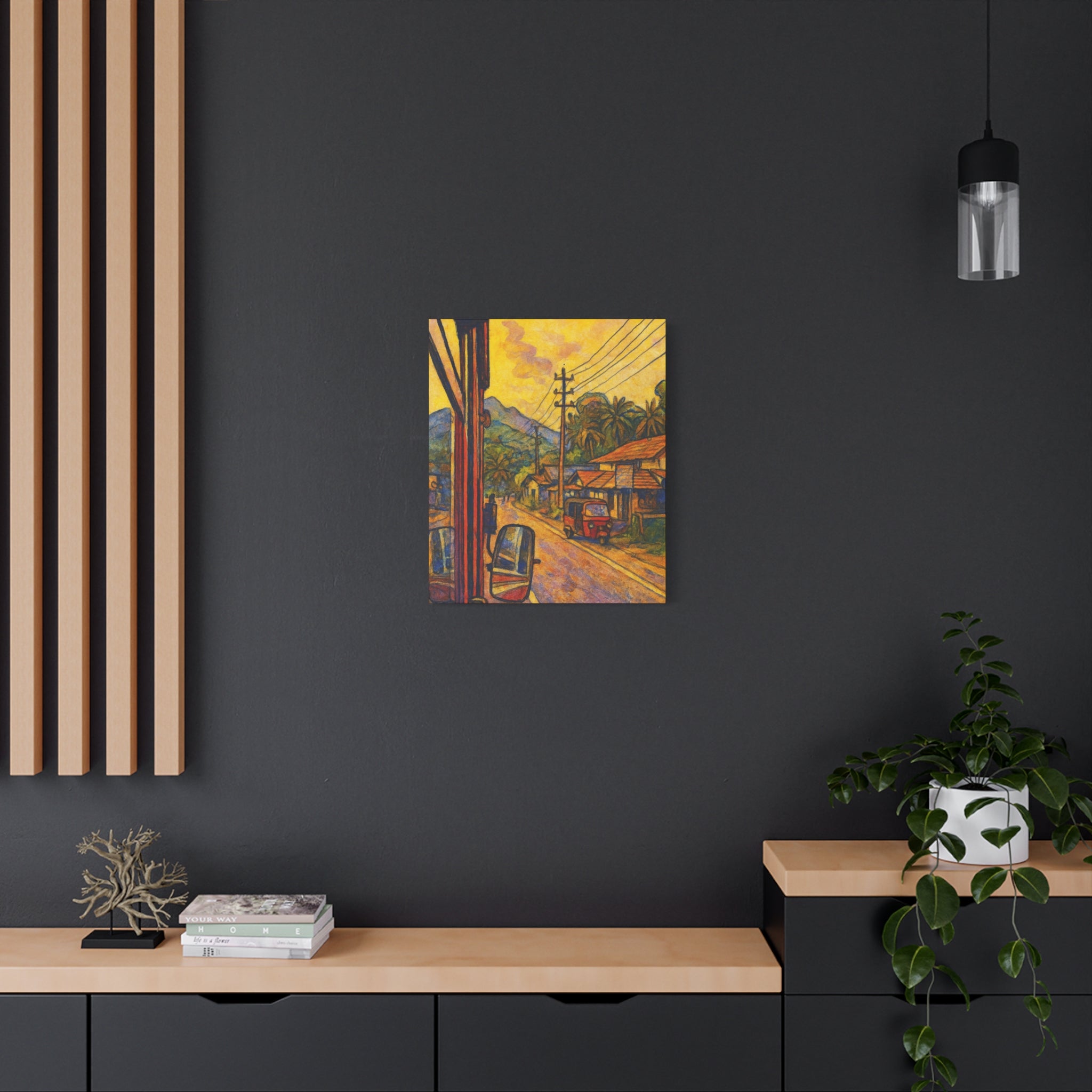 Sri Lanka Road Canvas Art