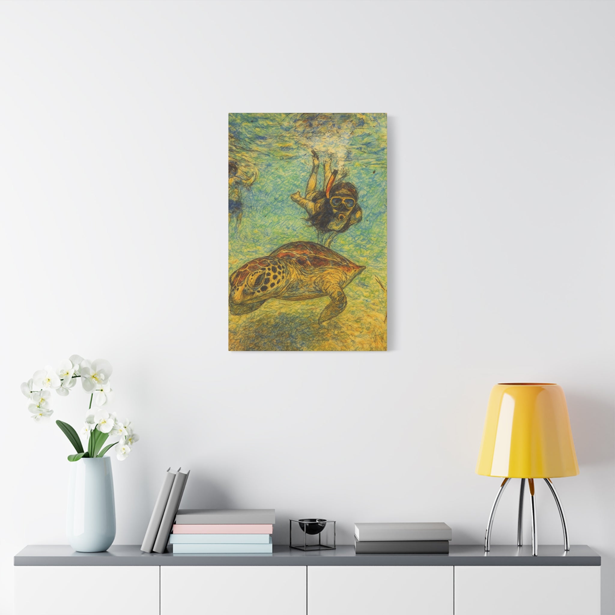 Bali Schildkröte Leinwand