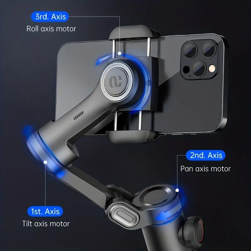 SMART XE Gimbal Stabilizer Foldable Smartphone Video Record Vlog PTZ Stabilizer